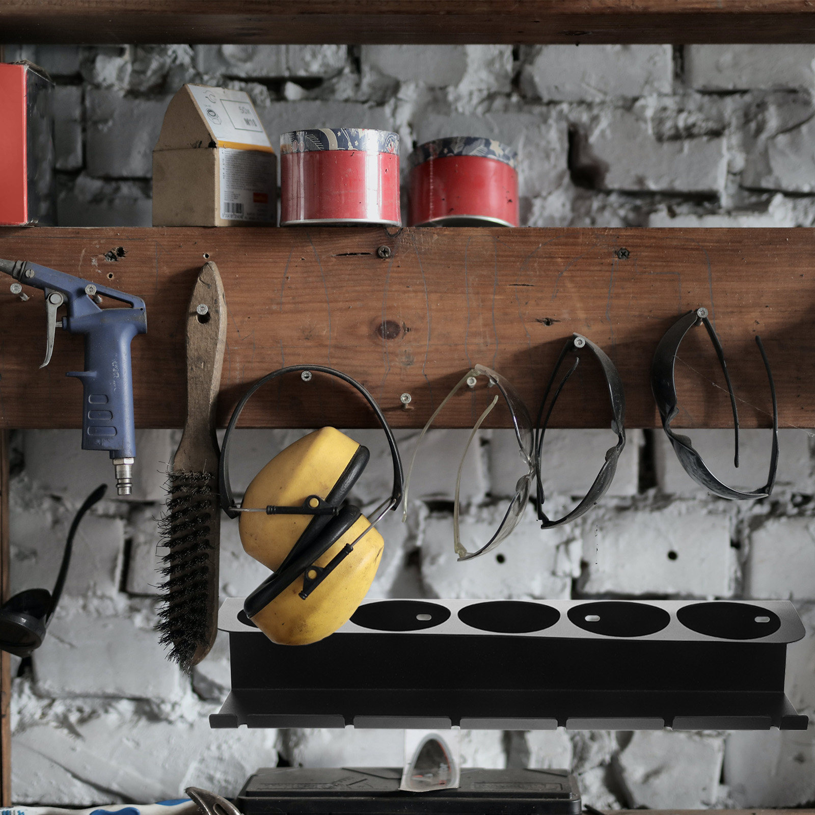 Workshop Tools Organizer - 1 Set di Supporti da Parete