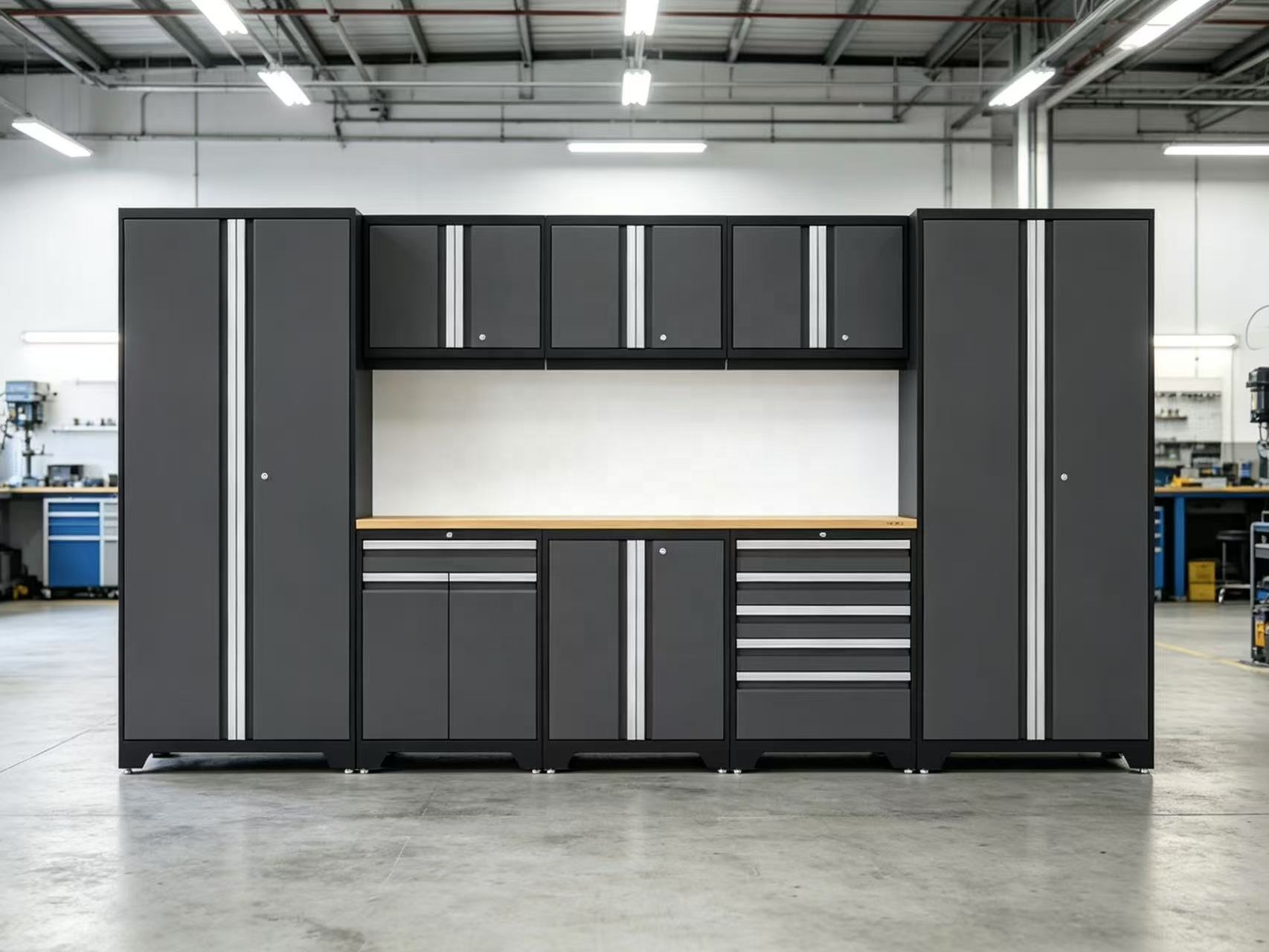 Workshop Tools Bench - Sistema di Stoccaggio per Garage CYD
