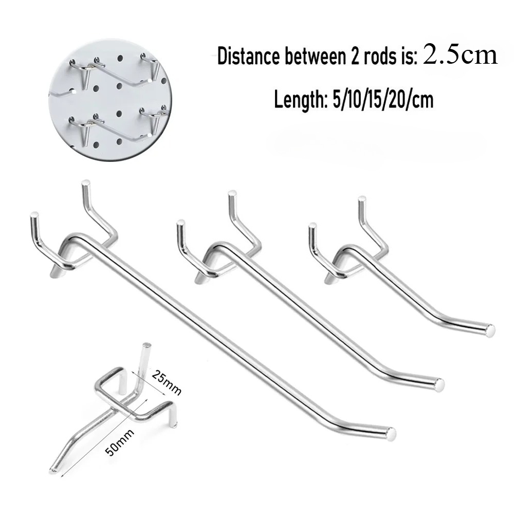 Workshop Tools.Hanging Board - Set di 5 Ganci per Pannello