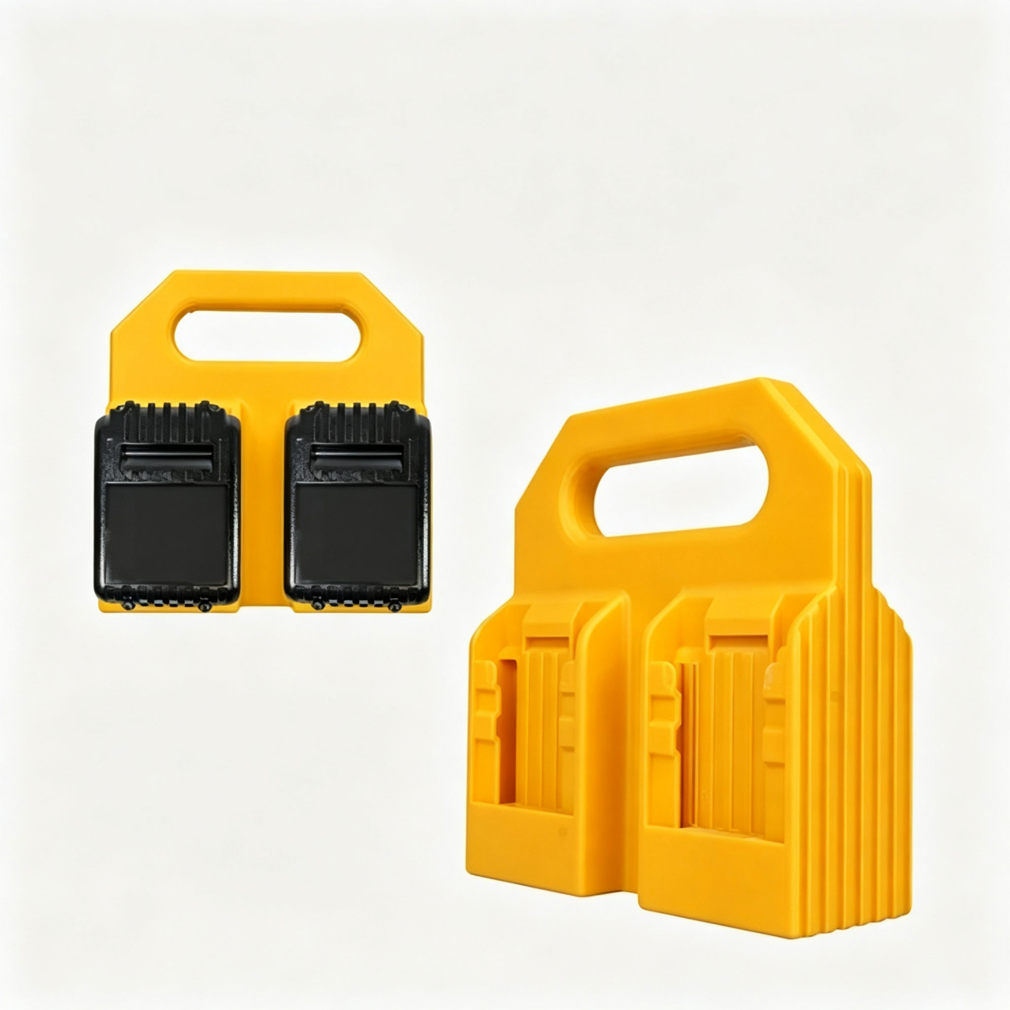 Tools In Electrical Workshop - Confezione da 4 Porta Batterie Compatibile