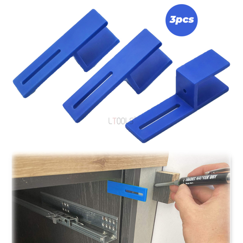 Dowel Jig Kit - 3 pz 18mm Maschere Chiusura Clip