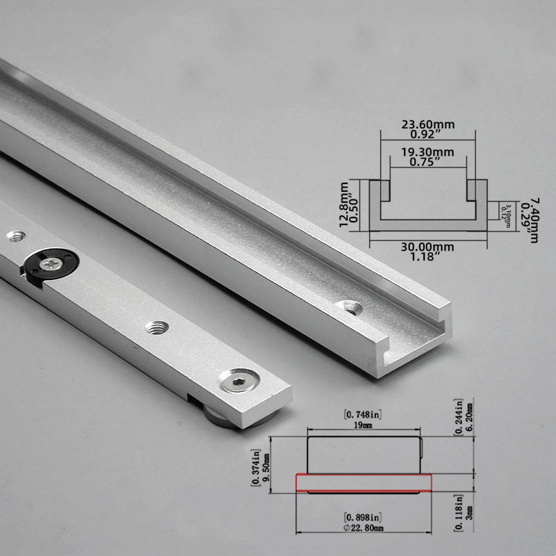 Dowel Jig Kit - Kit 2 Pezzi per Binario a