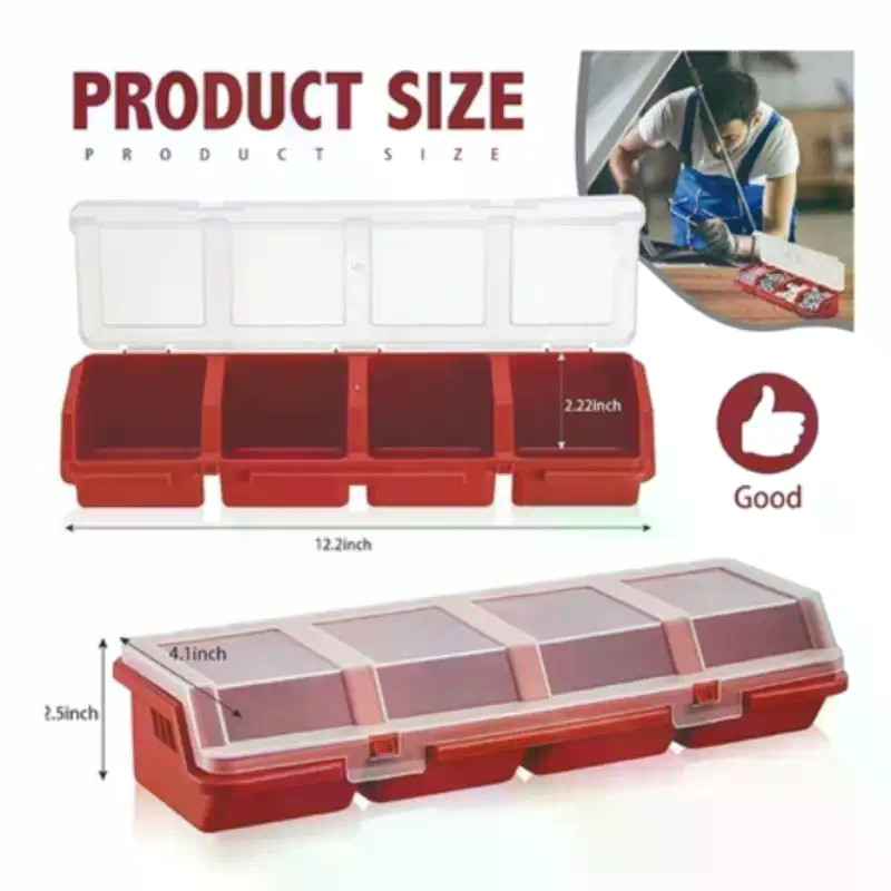 Workshop Tools Organizer - Scatola Organizzatrice per Viti in Plastica