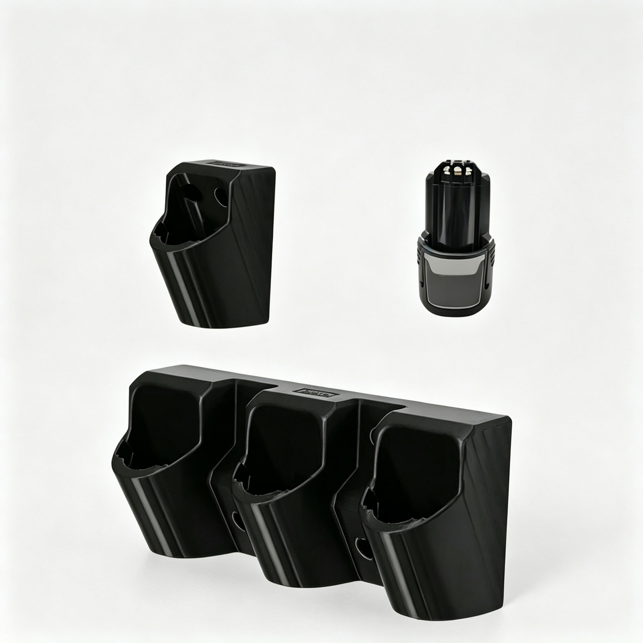 Tools In Electrical Workshop - Supporto per Batterie da Parete Compatibile