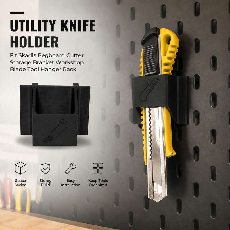 Workshop Tools.Hanging Board - Supporto per Taglierino Compatibile con Pannello