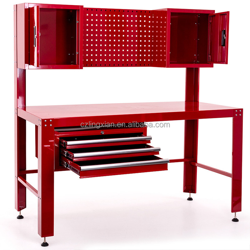 Workshop Tools Bench - Armadio Portautensili Industriale con Banco da