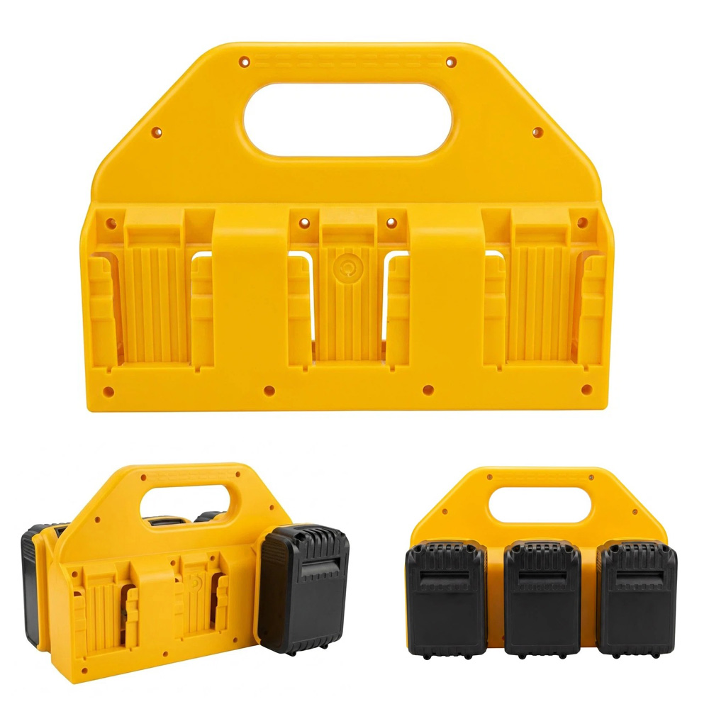 Supporto per batterie Dewalt 1 - Tools In Electrical Workshop recensione e prezzo