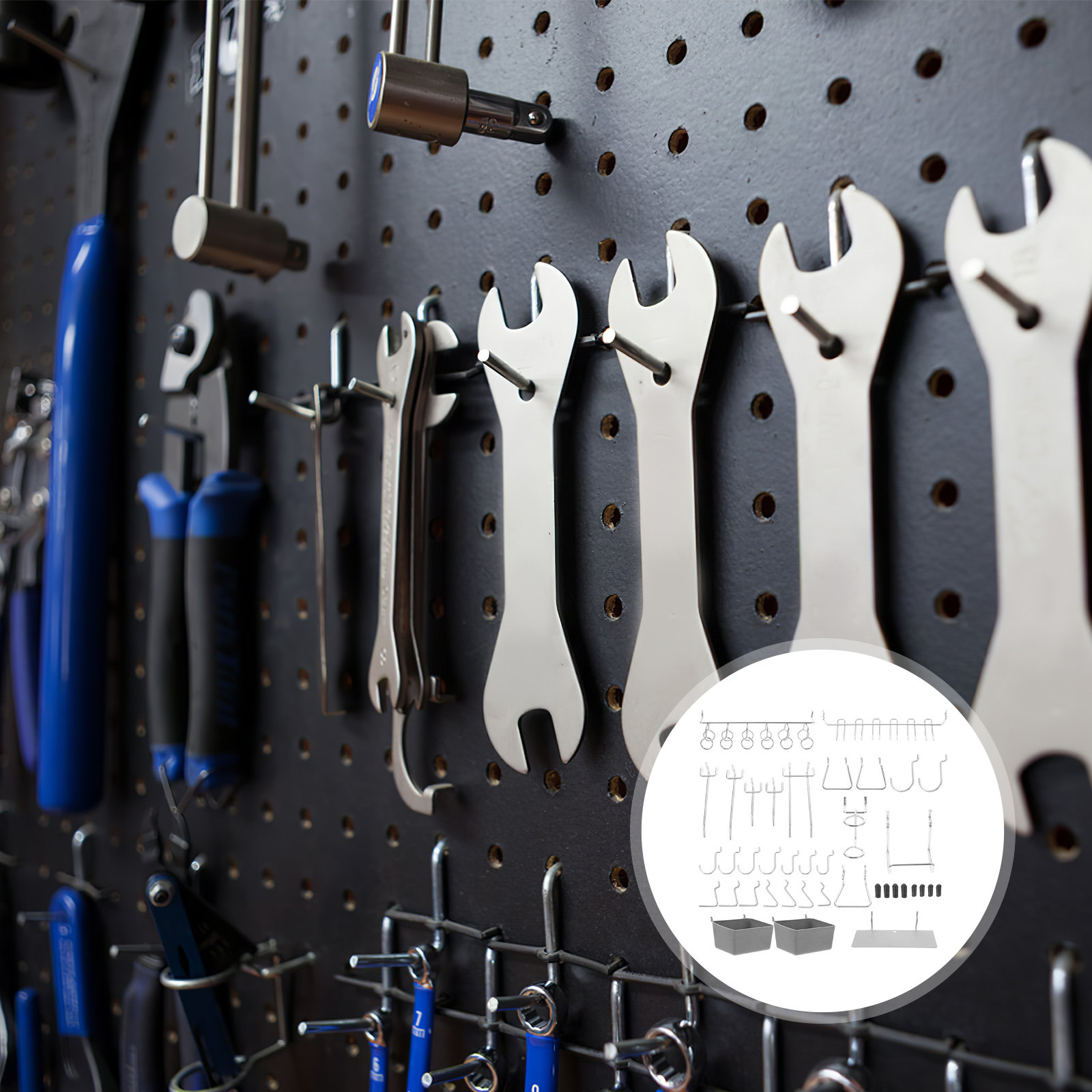 Kit di 140 Ganci in Metallo pe - Workshop Tools Organizer recensione e prezzo