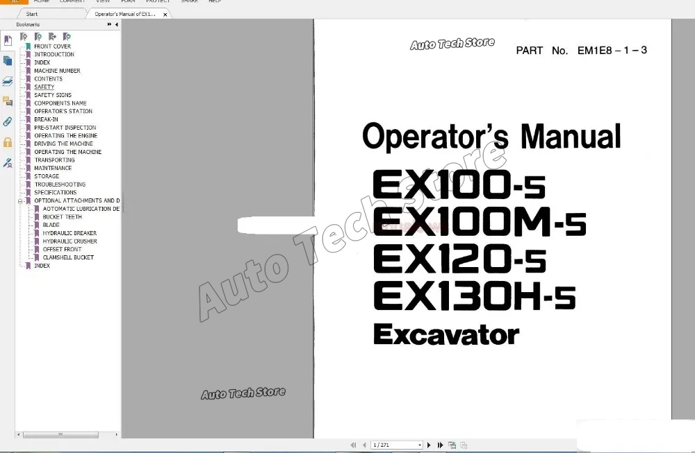 Per Hitachi Full Shop Manuale  - Workshop Tools Pdf recensione e prezzo